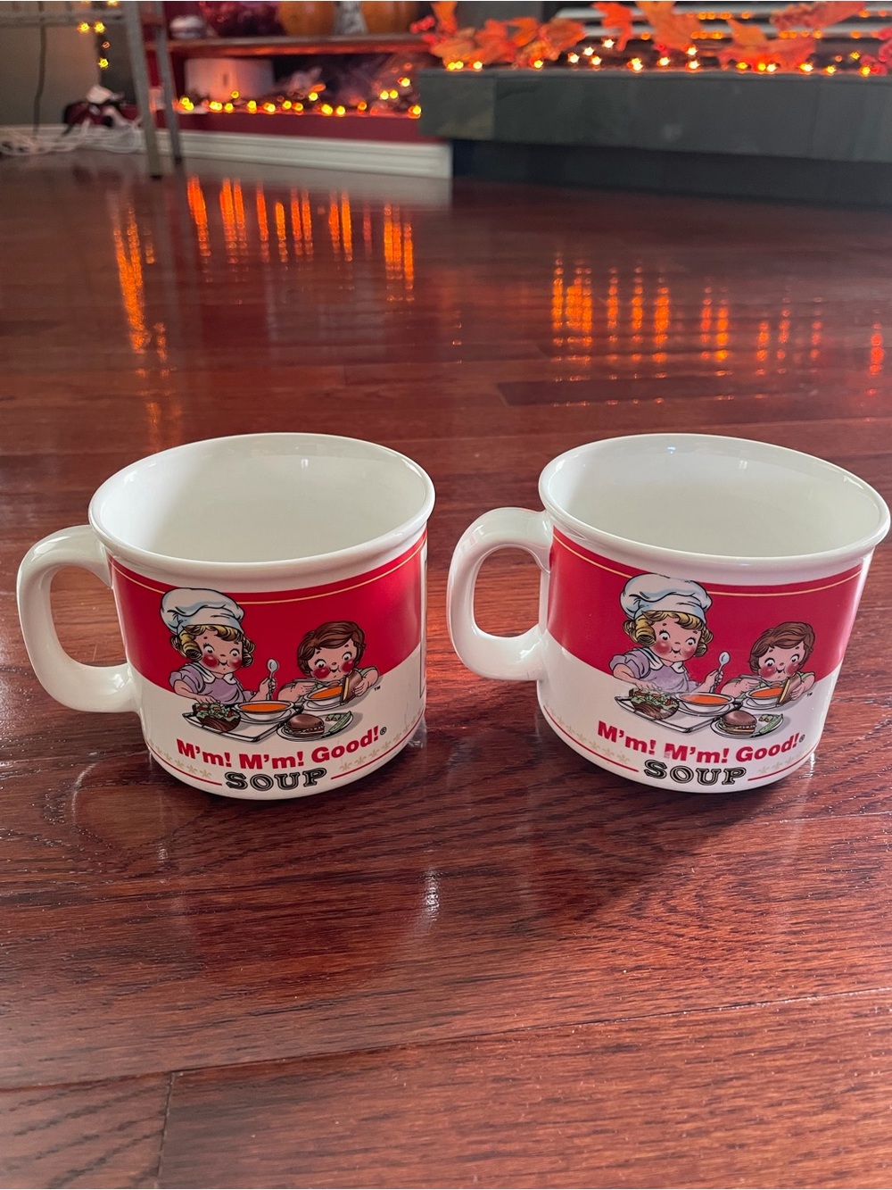 Vintage 1990’s Robin’s Donuts Campbell’s Soup Mug (set of 2)